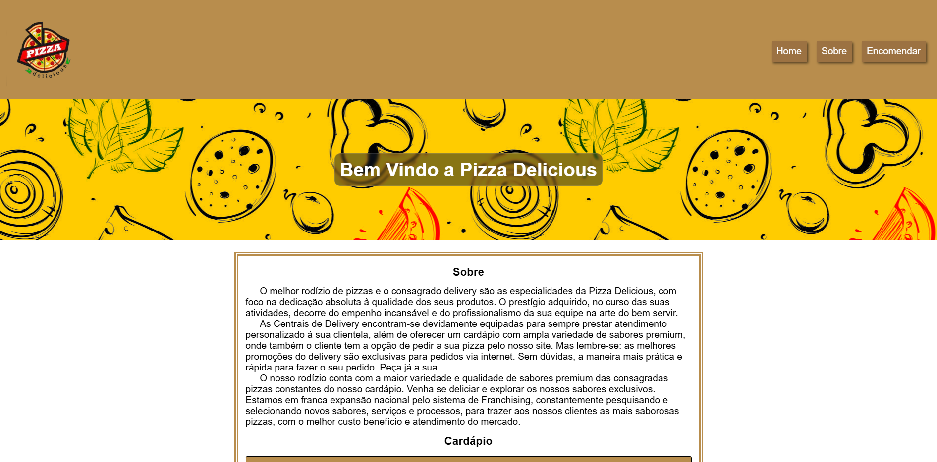 Pizzaria Delicious